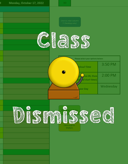 cdproductimage1500x772 Class Dismissed Excel-Based Tool